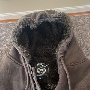 Very warm and fuzzy men’s zip up